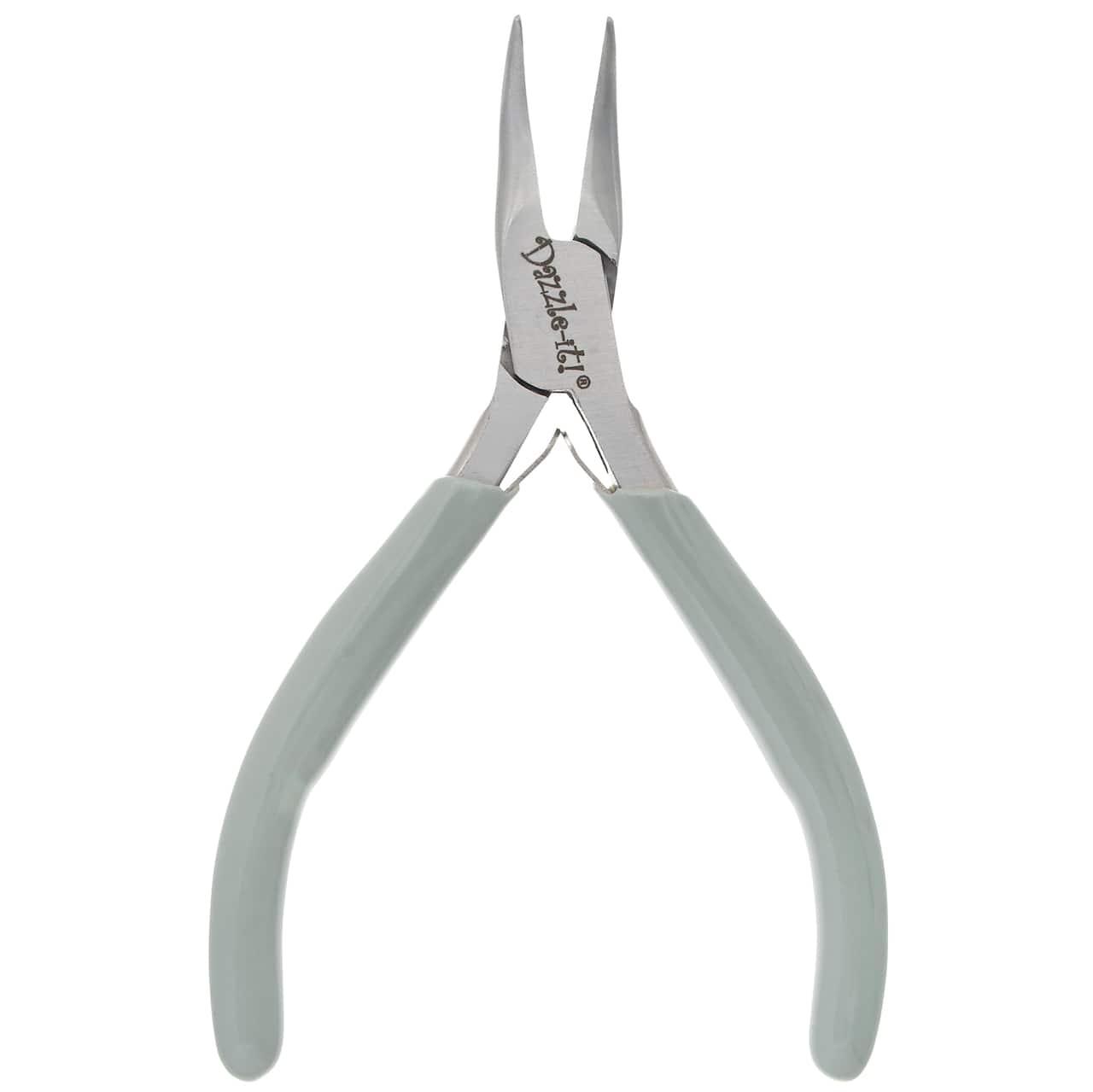John Bead 4.75" Multi Purpose Classic Slim Stainless Steel Bent Nose Jewelry Pliers